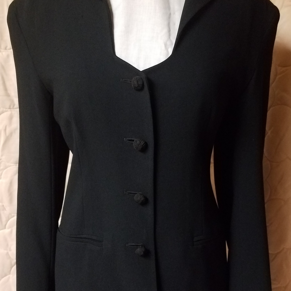 Beautiful hip length black blazer